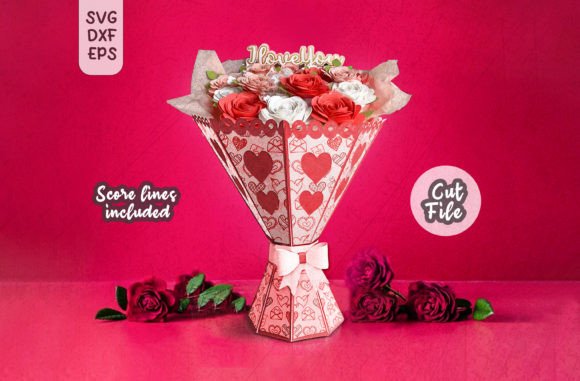 Bouquet of Paper Flowers Ramo De Flores: Crafting Timeless Elegance with Digital Precision