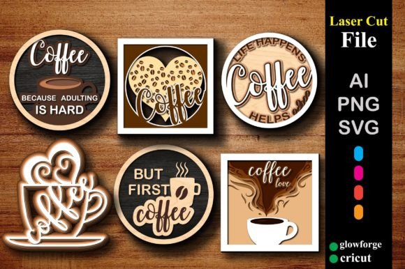 Coffee Bar Welcome Decor Bundle SVG: A Practical Guide to Laser-Cut Signage