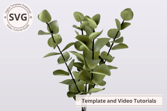 Crafting Lifelike Botanicals: A Guide to Realistic Paper Eucalyptus Leaves SVG