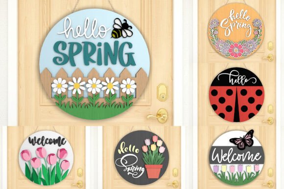 Evaluating the Hello Spring Round Sign SVG Bundle for Layered Laser Projects