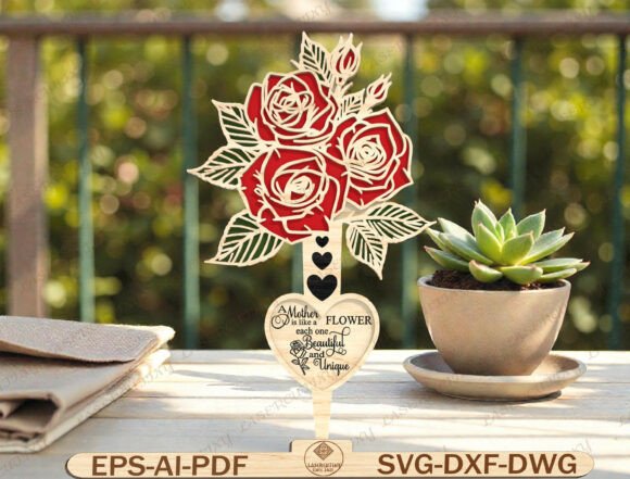 Evaluating the Rose Shadow Box Laser Cut File for Precision Craftsmanship