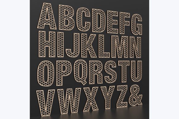 Laser Cut Honeycomb Letters Svg Files: Elevating Modern Craftsmanship