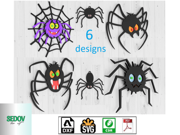 Mastering the Art of Halloween Decor with Laser Cut Set Hanging Spider Door Signs