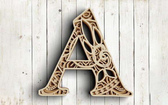 Mastering the Layered Floral Alphabet Letter A for Professional 3D Crafts