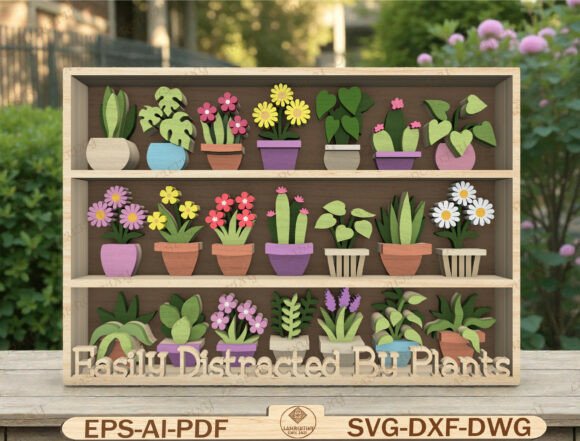 Plant Shelf Sign Laser Cut File Guide