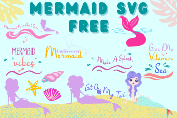 Sea Mermaid SVG Free: Bringing Underwater Magic to Your Creative Projects