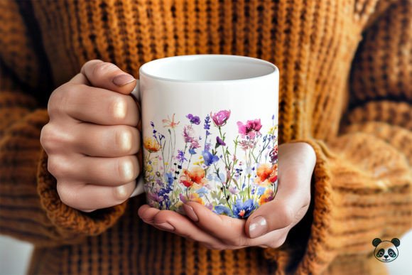 Wildflowers Meadow Mug Wrap: Integrating 3D Sublimation Designs into Your Creative Workflow